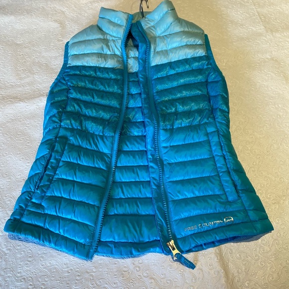 FREE COUNTRY PUFFER DOWN SUPPER LIGHTWEIGHT VEST Size XS/TP ( 4/5) - Picture 6 of 6